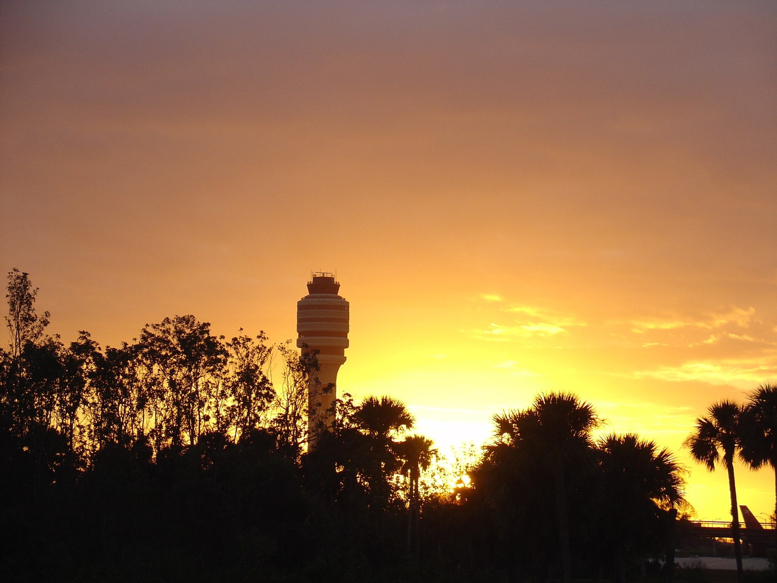 FAA Tower at Sunrise