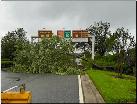 ORLANDO INTERNATIONAL AIRPORT HURRICANE MILTON