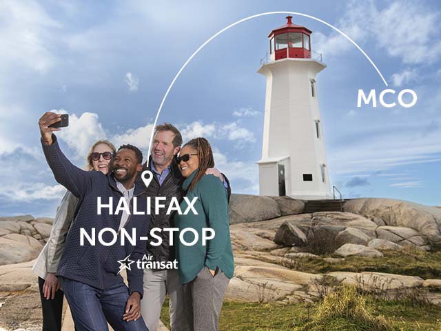 Fly Air Transat non-stop to Halifax, Nova Scotia