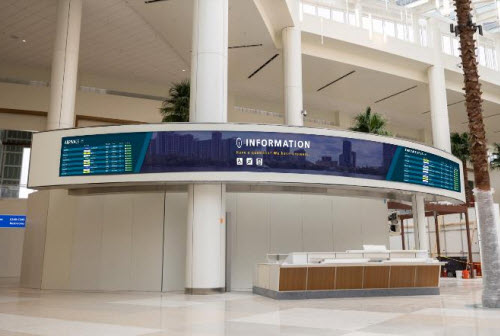 Passengers at Orlando International Airport’s New Terminal C Will  Make Their Journey Guided by Stunning Airport-Wide Digital  Communication