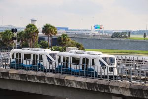 Train Station with Terminal Link Approaching