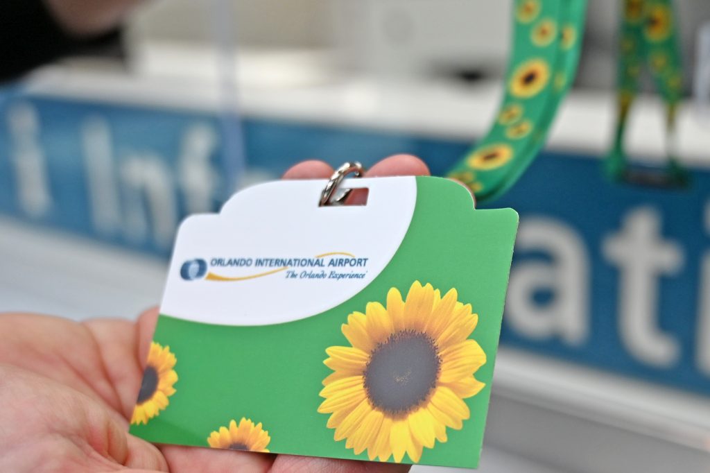 Sunflower Lanyard’s Blooming at Orlando International Airport to Assist Travelers with Hidden Disabilities