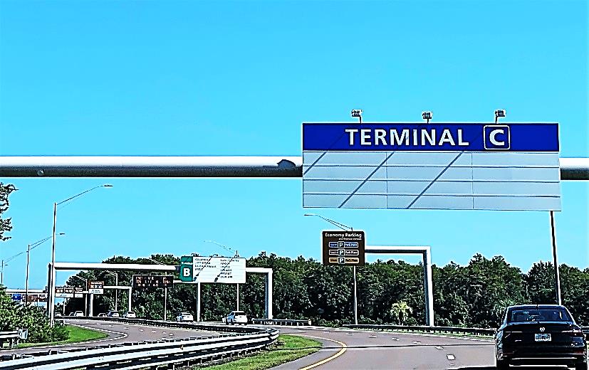 Roadway Signage for Terminal C